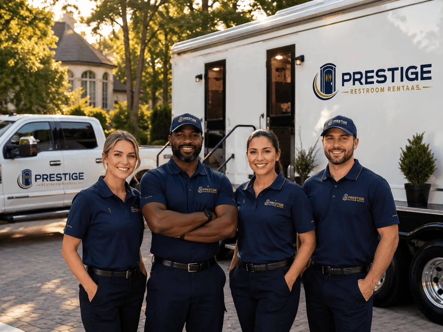Trusted Luxury Portable Restrooms company in Eckerty, IN
